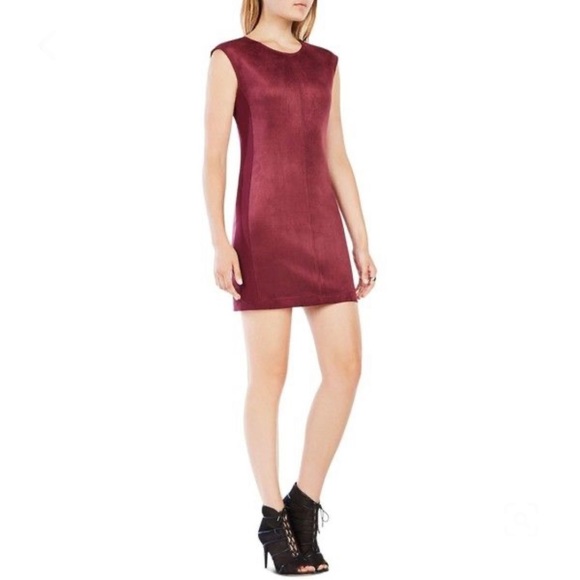NWT! BCBGMaxAzria • Karlee Mini Dress • Faux Suede Dress • XS • Retail $178 - Picture 2 of 15